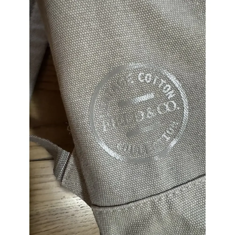 Vintage Cotton Field & Co Collection Backpack Computer Bag College School Travel